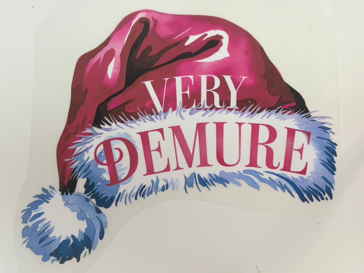 VERY DEMURE CLEAR FILM TRANSFER