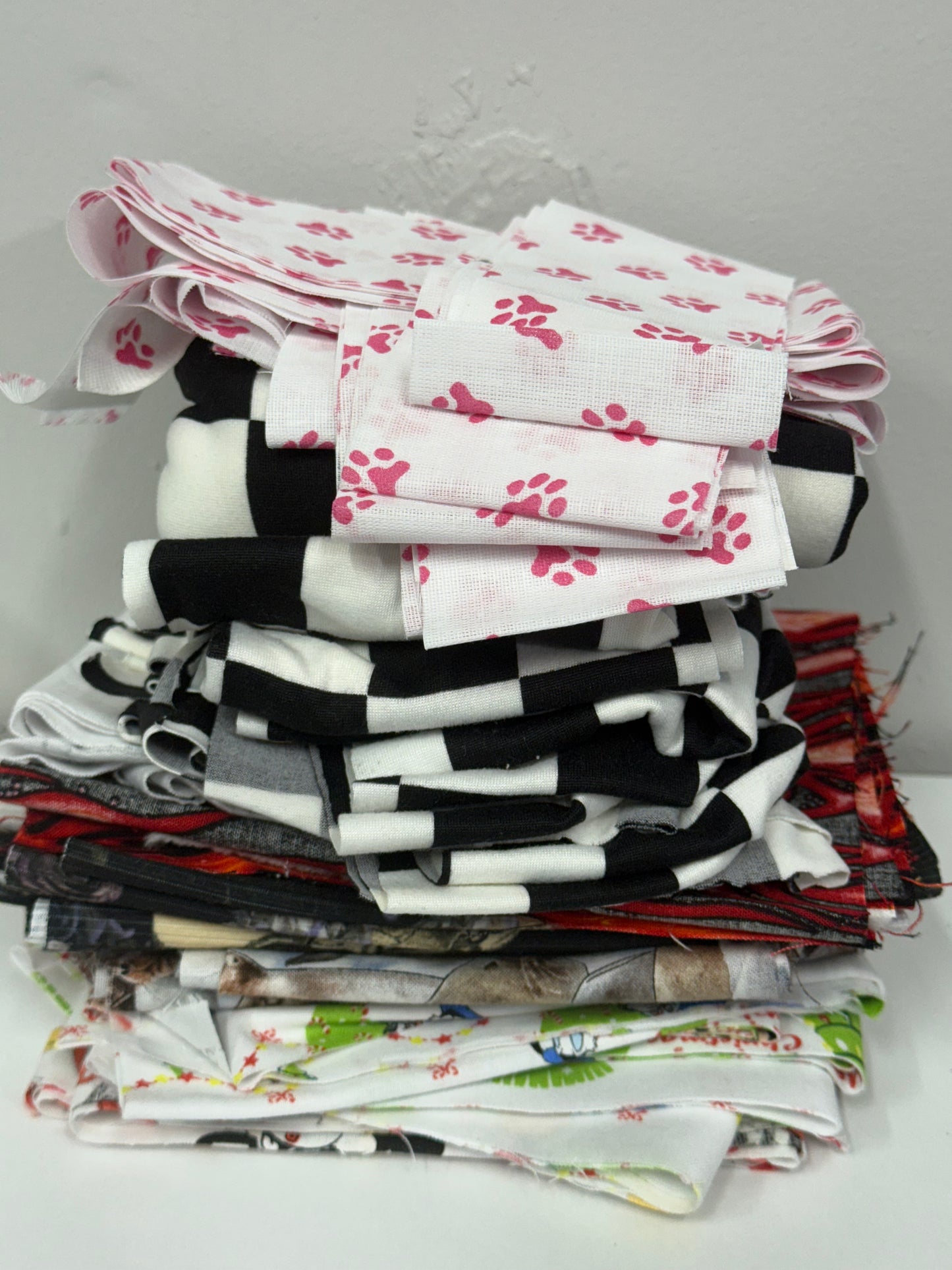 pre cut scrunchie/headband fabric 1.1LBS