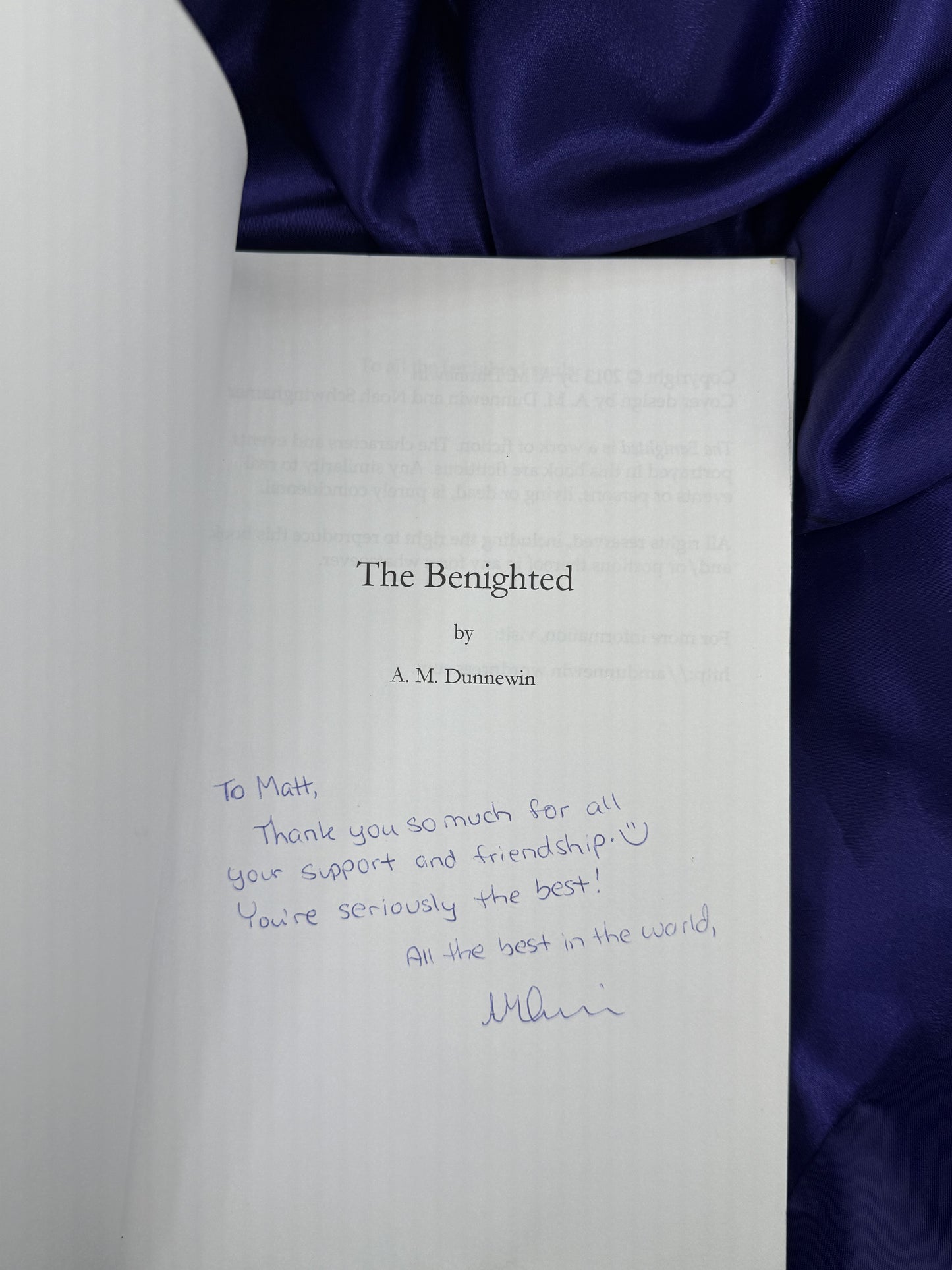 Paperback - Book 1 - The Benighted - No longer in print - (NEW) (Ready To Ship: 1-5 business days)