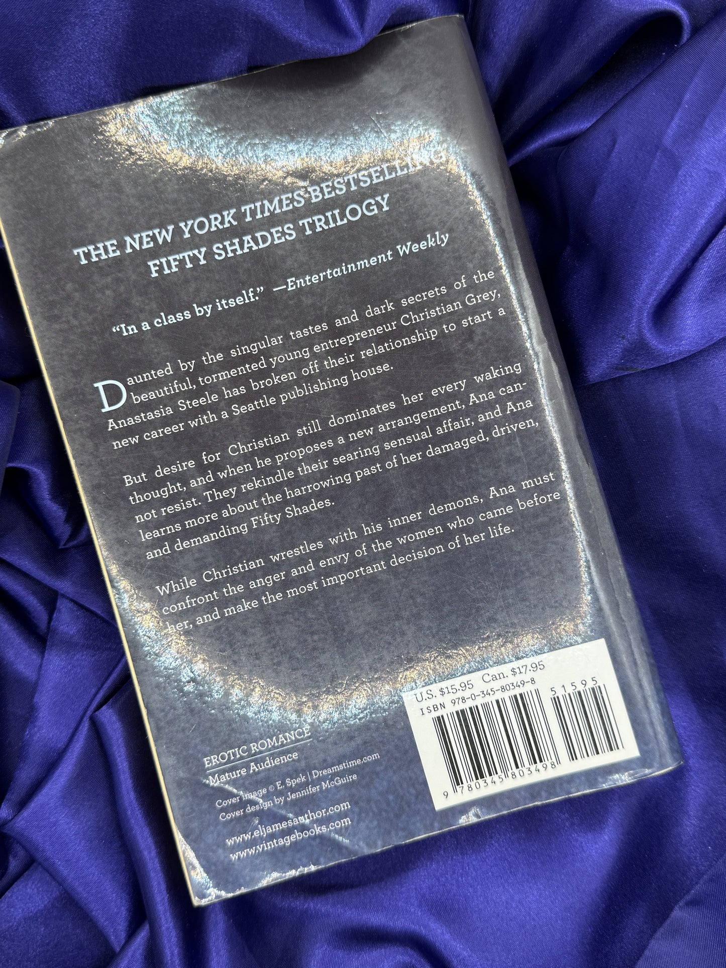 Paperback - Book 2 - Fifty Shades Darker - EL James (USED) (Ready To Ship: 1-5 business days)