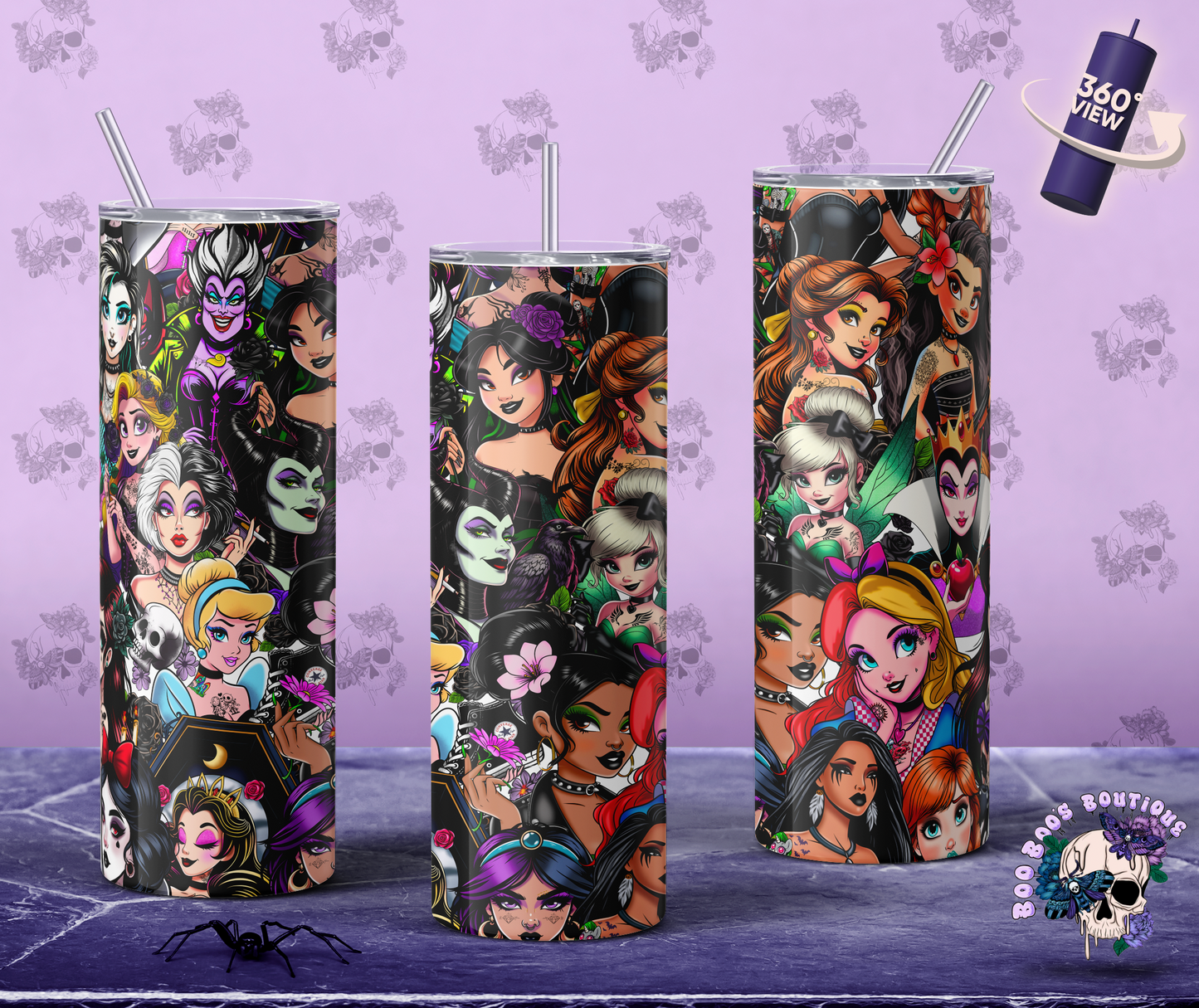 Evil Gang Mashup 20oz stainless steel tumbler (1-5 business days)