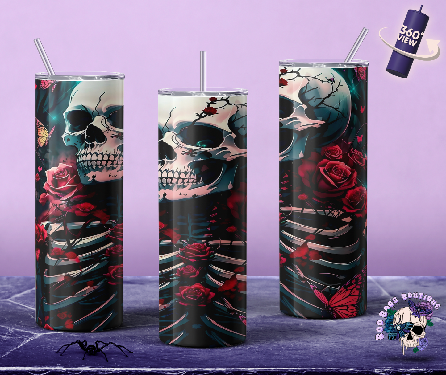 bleeding roses 20oz Double Insulated Tumbler