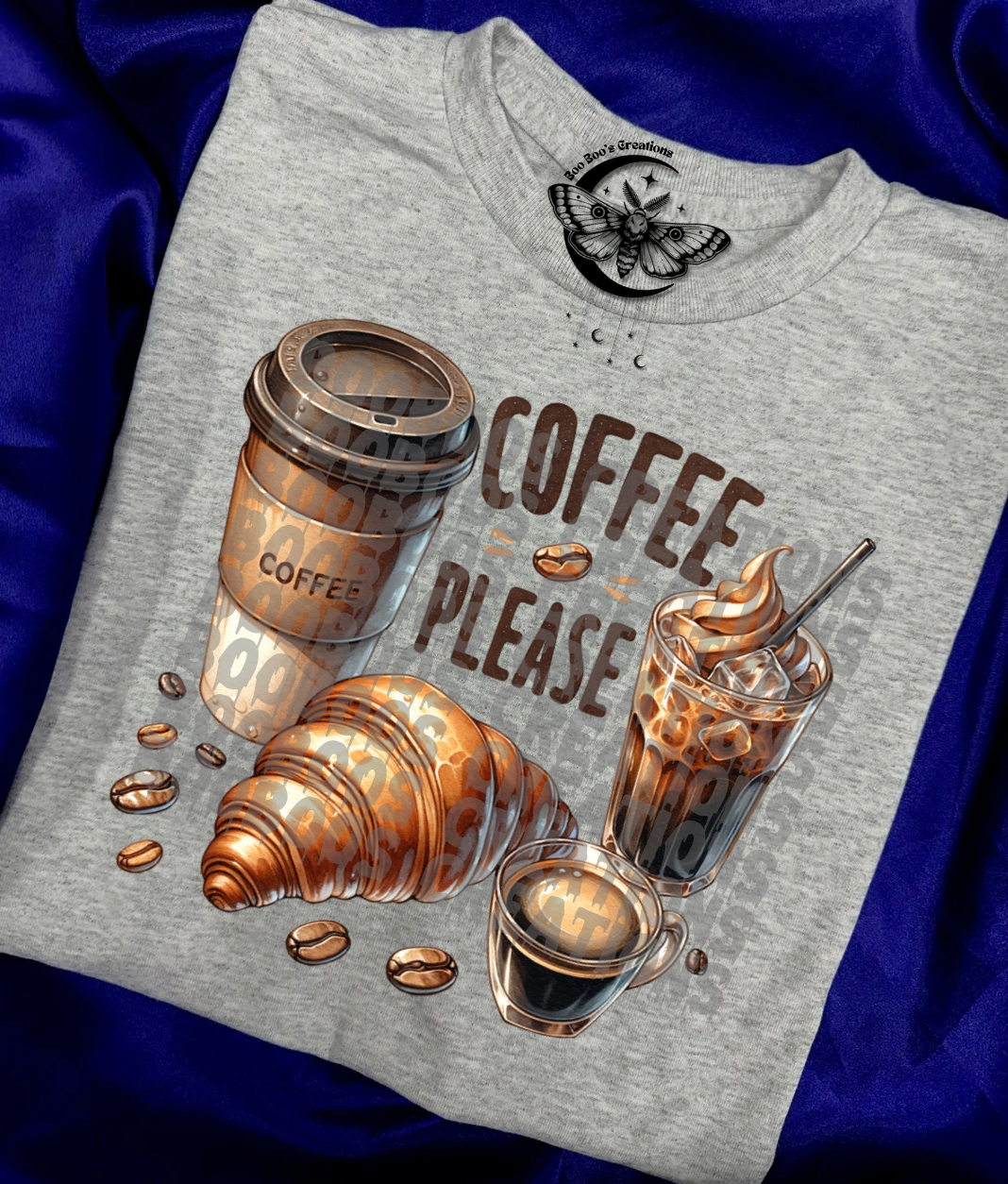 More coffee please Unisex sublimation Tshirt ( 7 to 10 business days)