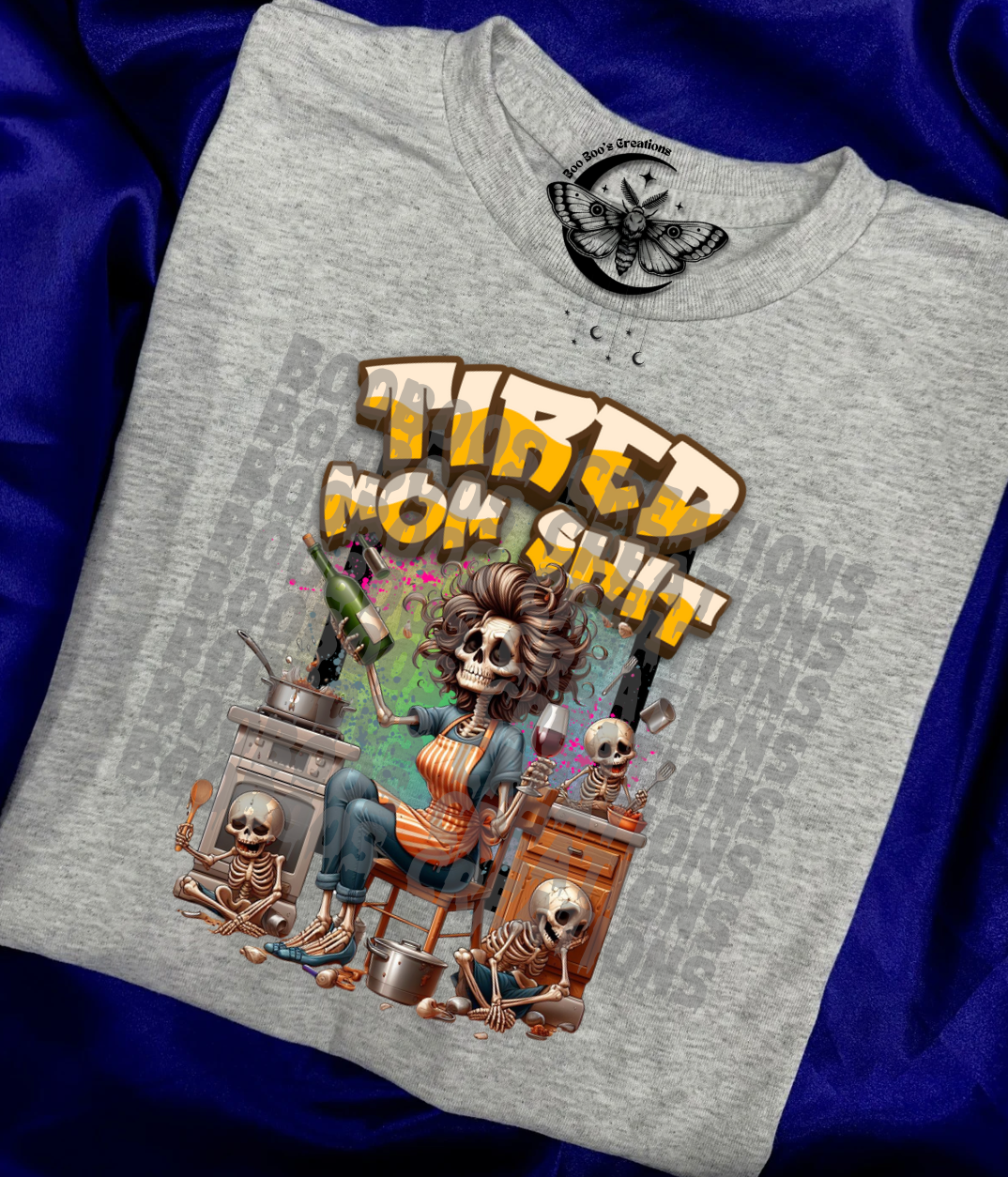 Tired mom Shit Unisex sublimation Tshirt ( 5 to 8 business days)