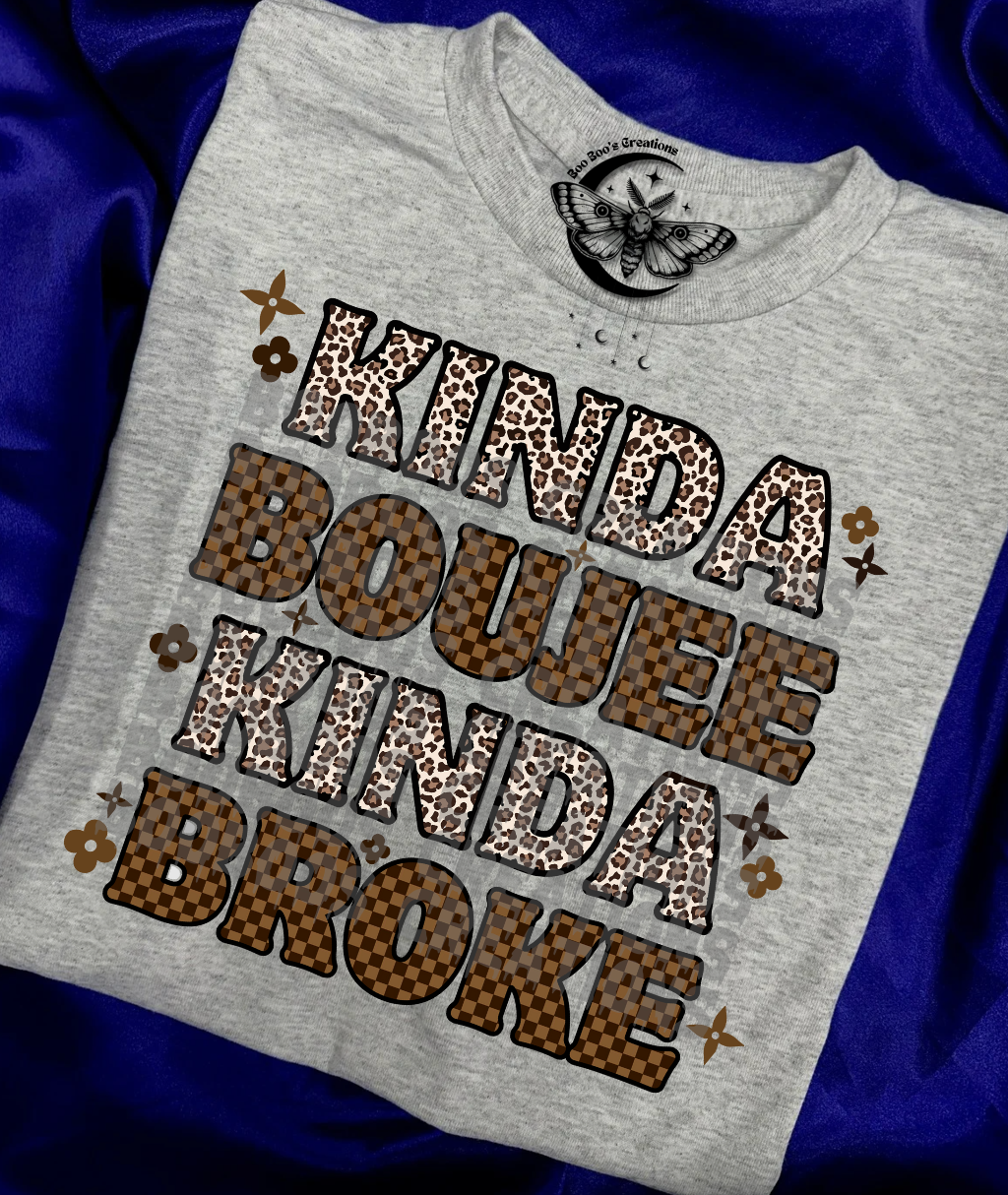 Kinda broke HTV Unisex Tshirt (Made to order)