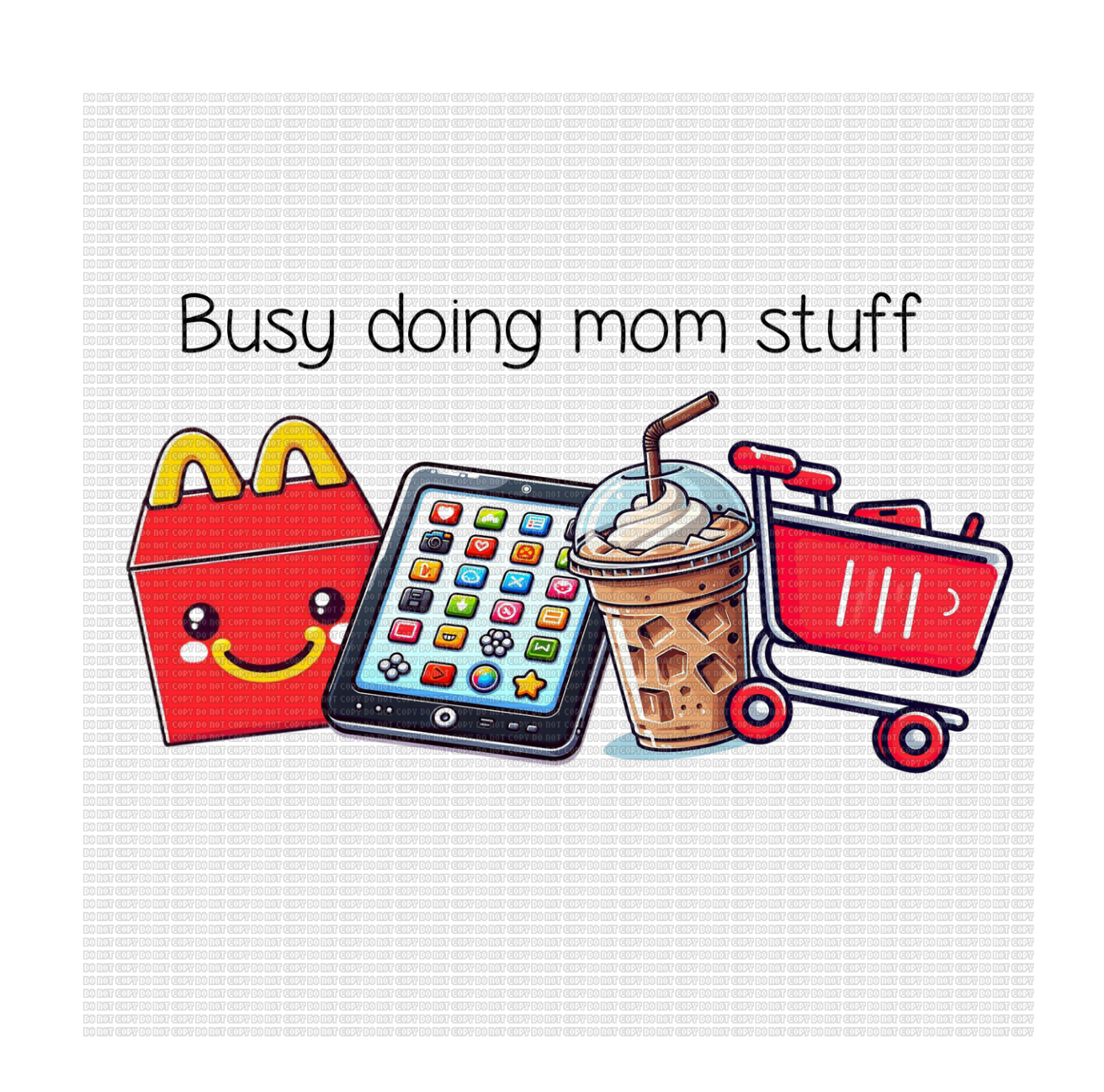 Mom stuff 11 inch Sublimation tshirt transfer