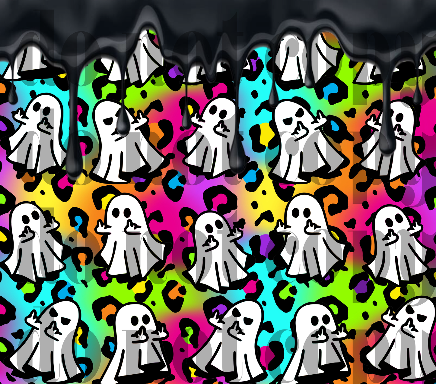 FU ghosts 20oz Sublimation transfer