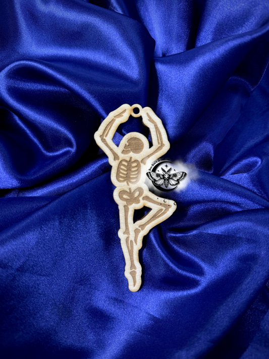Skeleton Bookmark Blank 4 Inch Laser Blank engraved wood