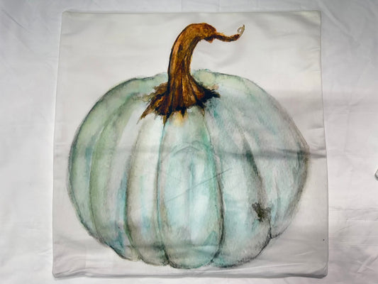 WATERCOLOR PUMPKIN 18X18 PILLOW CASE (NEW)