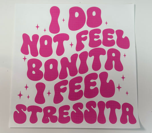 BONITA PINK SCREENPRINT TRANSFER