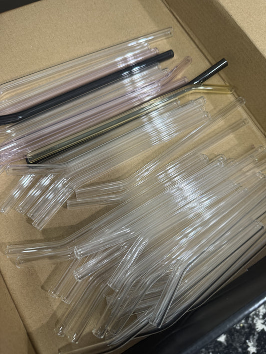 16oz GLASS STRAW BOX (47 PCS)