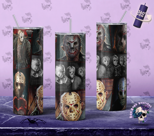 Spooky Camper 20oz stainless steel tumbler