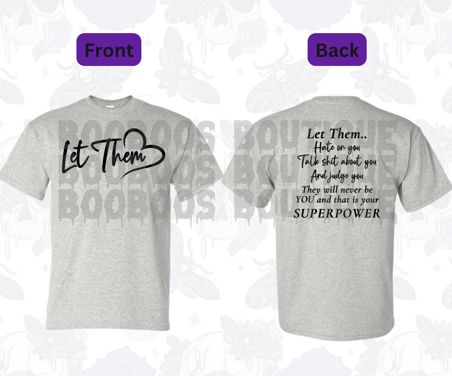 Let Them Sublimation Unisex Tshirt (7 - 10 business days)
