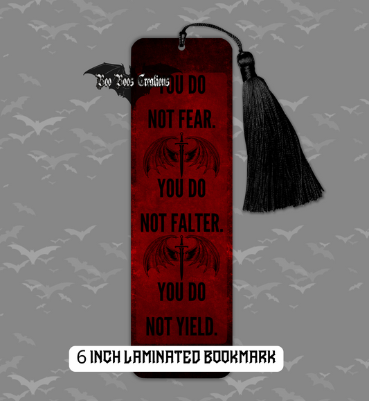 Wings 6 Inch laminated Bookmark