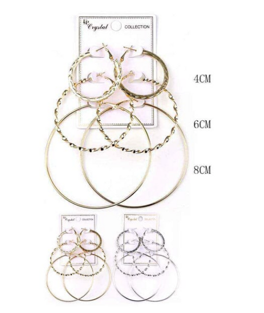 Hooped Earrings Style 2