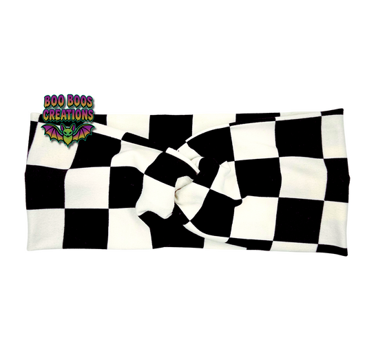 Vortex Checkered Twist Headband